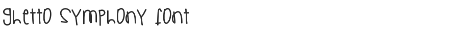 Ghetto Symphony Font