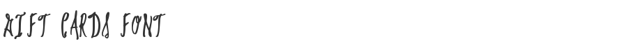 Gift Cards Font