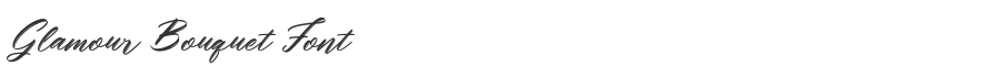 Glamour Bouquet Font