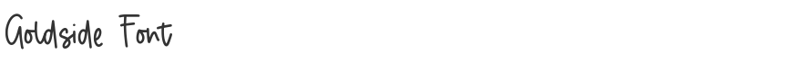 Goldside Font