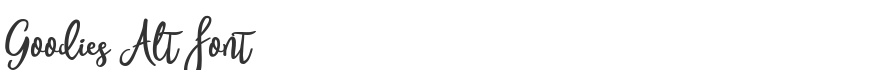 Goodies Alt Font