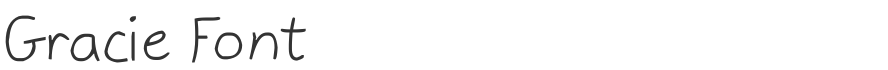 Gracie Font
