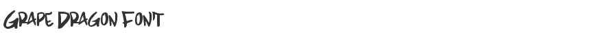 Grape Dragon Font