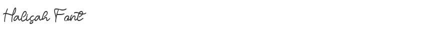 Halisah Font