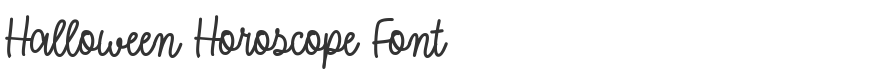 Halloween Horoscope Font