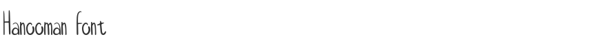 Hanooman Font