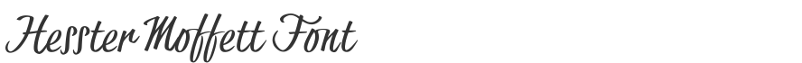Hesster Moffett Font