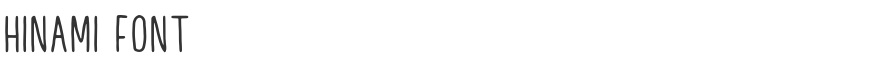 Hinami Font