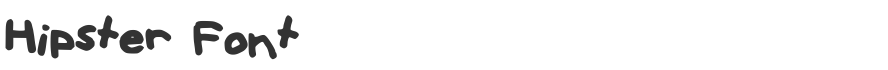 Hipster Font