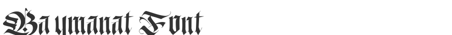 Baymanat Font