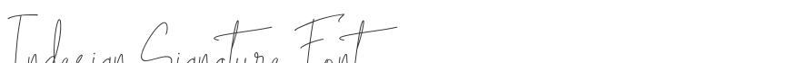 Indesign Signature Font