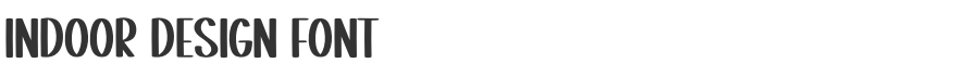 Indoor Design Font
