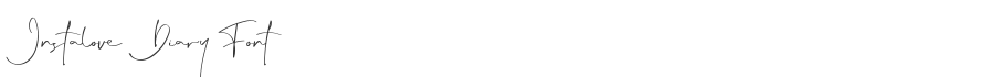 Instalove Diary Font