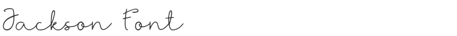 Jackson Font