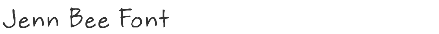 Jenn Bee Font