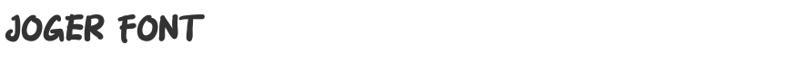 Joger Font