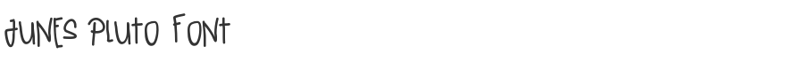 Junes Pluto Font