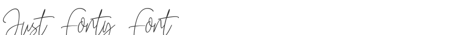 Just Fonty Font