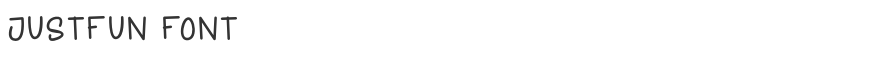 Justfun Font