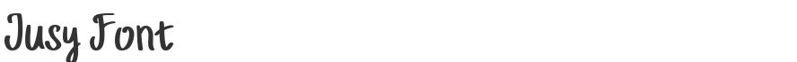 Jusy Font