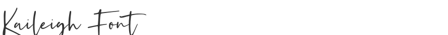 Kaileigh Font