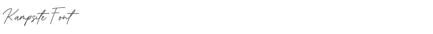 Kampsite Font