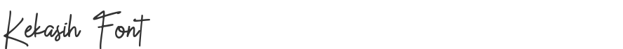 Kekasih Font