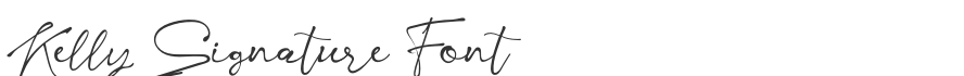 Kelly Signature Font