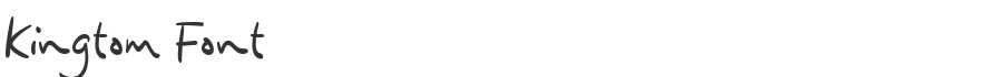 Kingtom Font