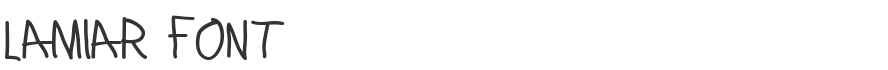Lamiar Font