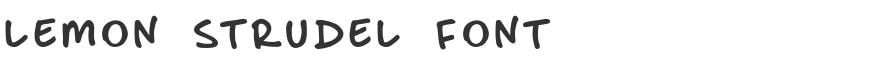 Lemon Strudel Font