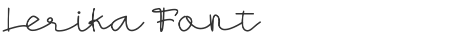 Lerika Font