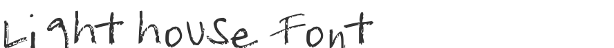 Light house Font