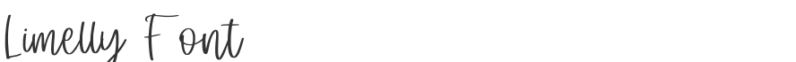 Limelly Font