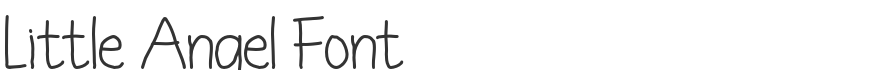 Little Angel Font