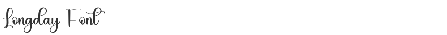 Longday Font