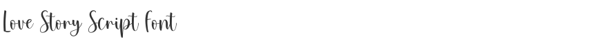 Love Story Script Font