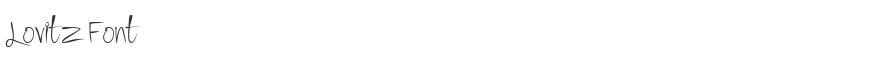 Lovitz Font