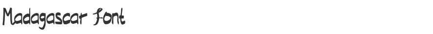 Madagascar Font