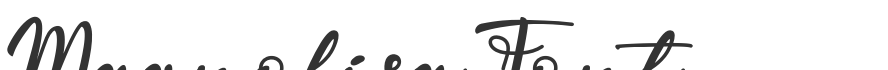 Magnolisa Font