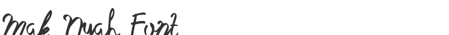 Mak Nyah Font