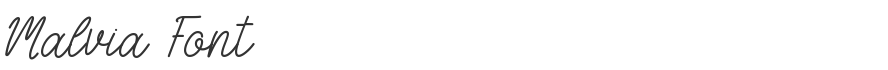 Malvia Font