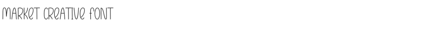 Market Creative Font