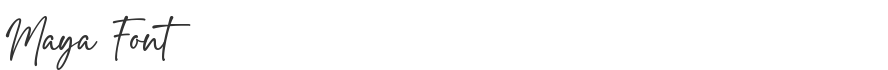 Maya Font