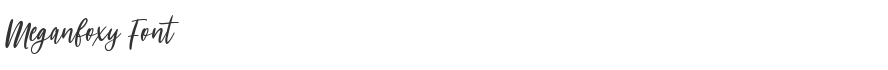 Meganfoxy Font