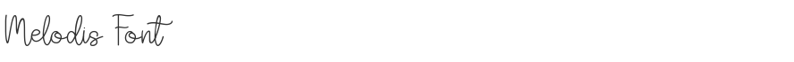 Melodis Font