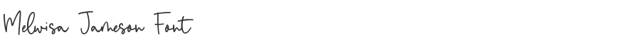 Melwisa Jameson Font