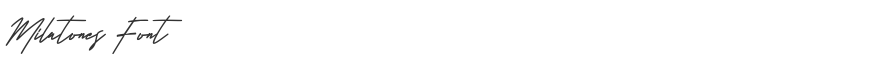 Milatones Font