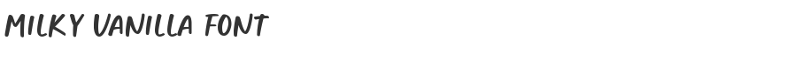 Milky Vanilla Font