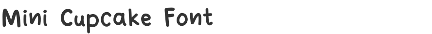 Mini Cupcake Font